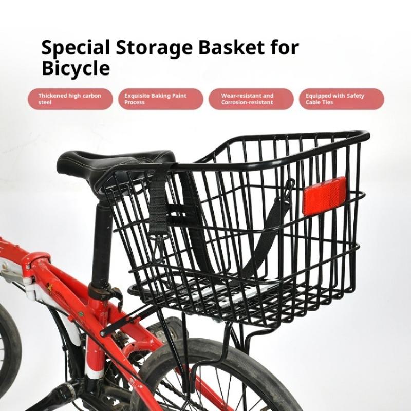 Cycling Gear Shelf - Cestino Posteriore per Bicicletta con Luce,
