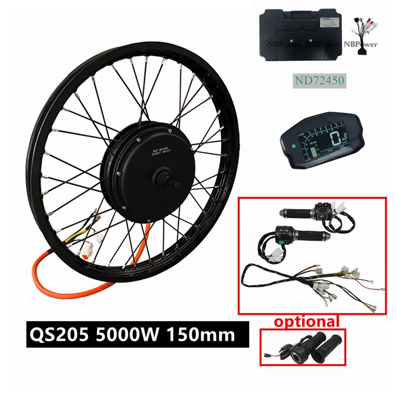Cycling Gear Display - Kit E-bike NBpower/QS205 V3 72v 5000W