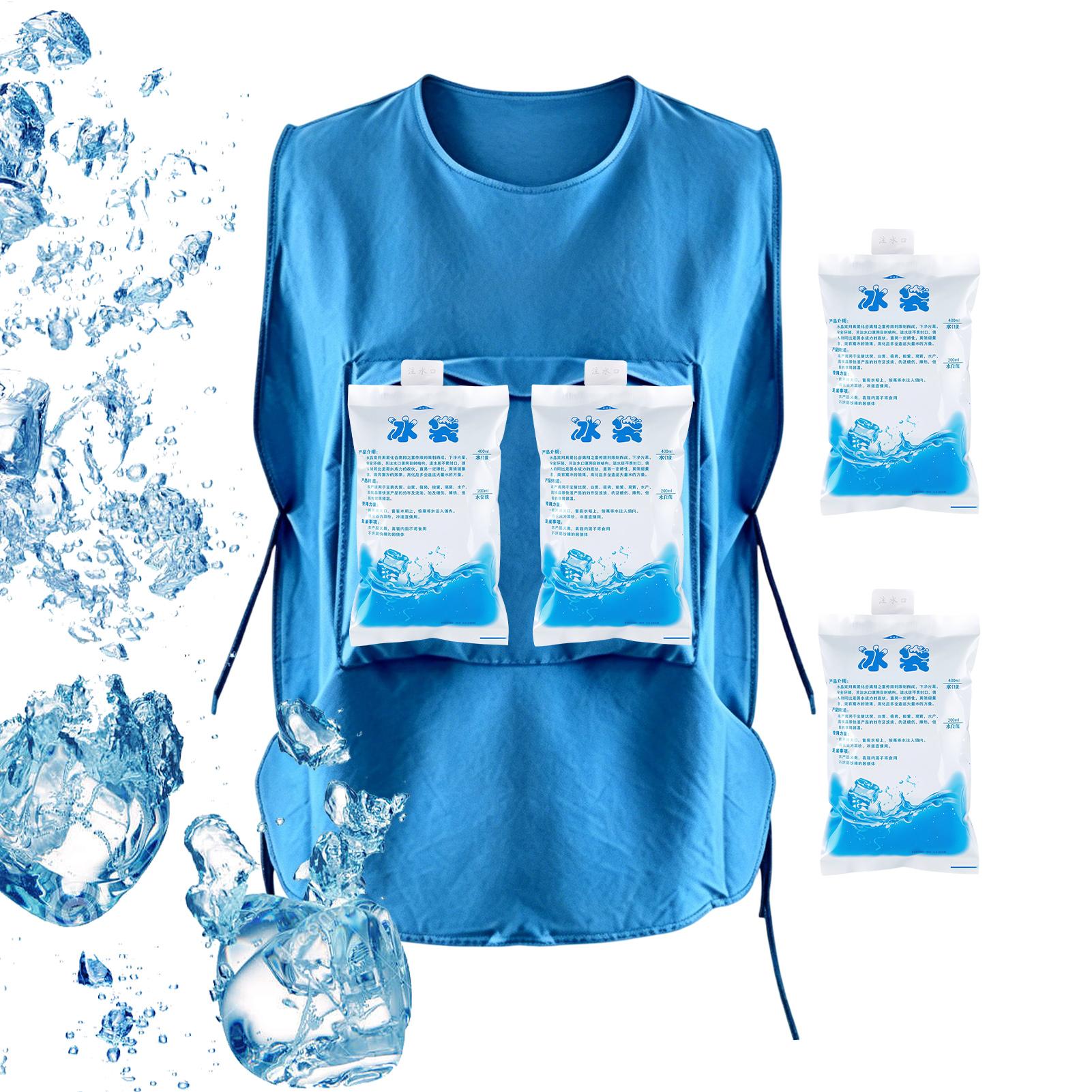 Cycling Gear Weather - Gilet rinfrescante con 4 impacchi di