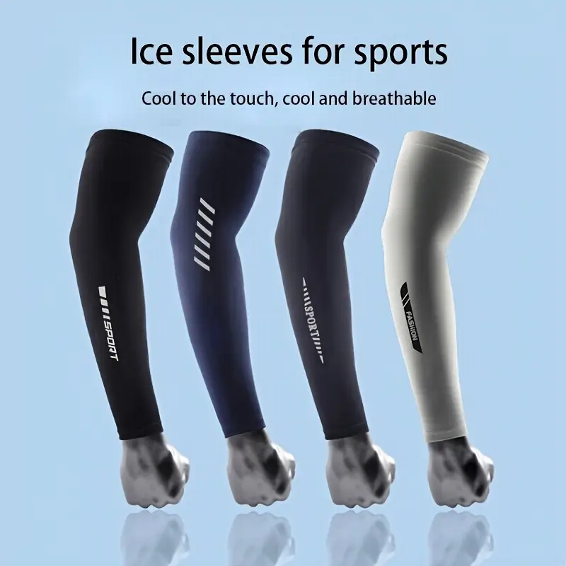 Cycling Arm Warmers - Manica in seta di ghiaccio Protezione
