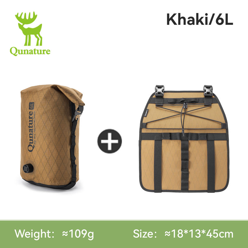 Cycling Gear Weather - Borsa da Bikepacking Qunature 6/12L, Completamente