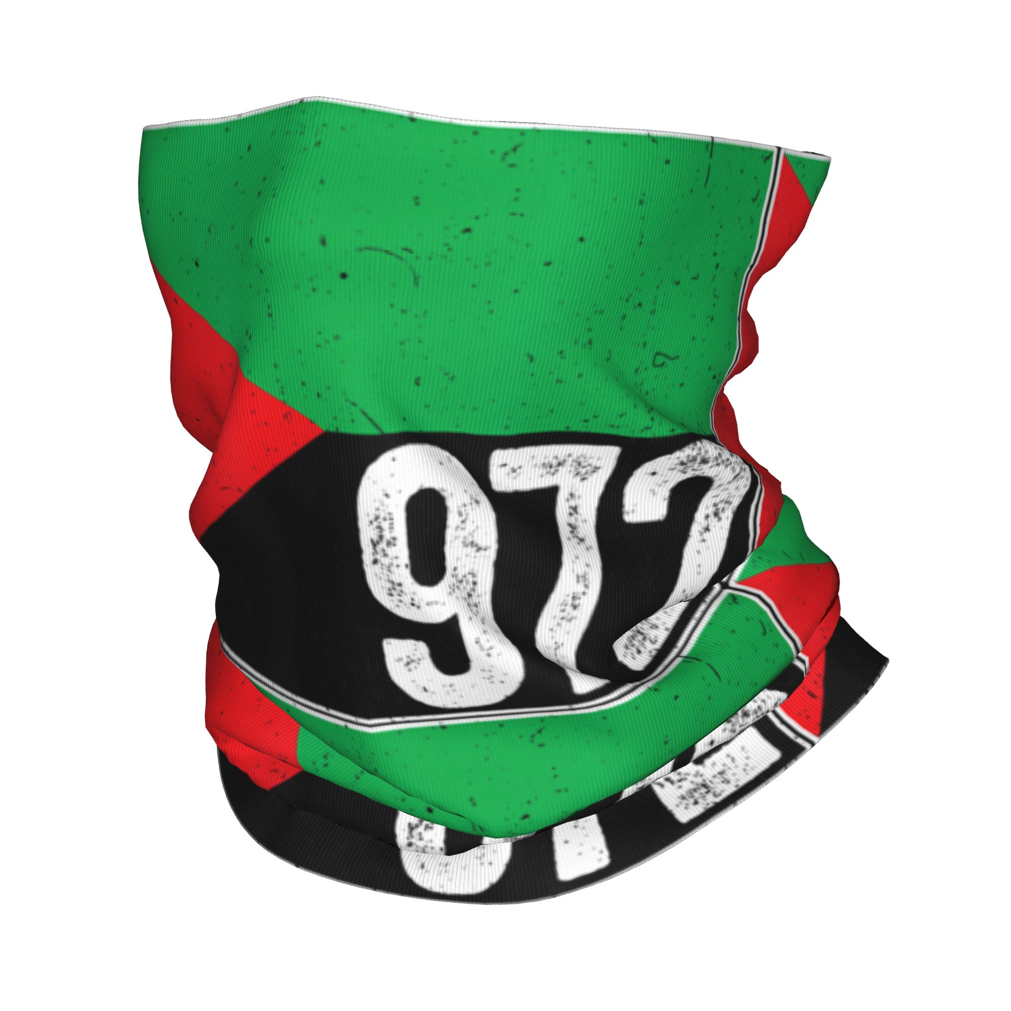 Cycling Headwear - Bandana con bandiera della Martinica 972,