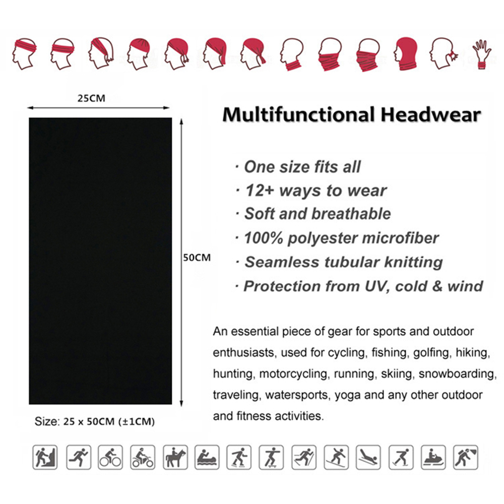 Bandane tinta unita senza cuci - Cycling Gear recensione e prezzo