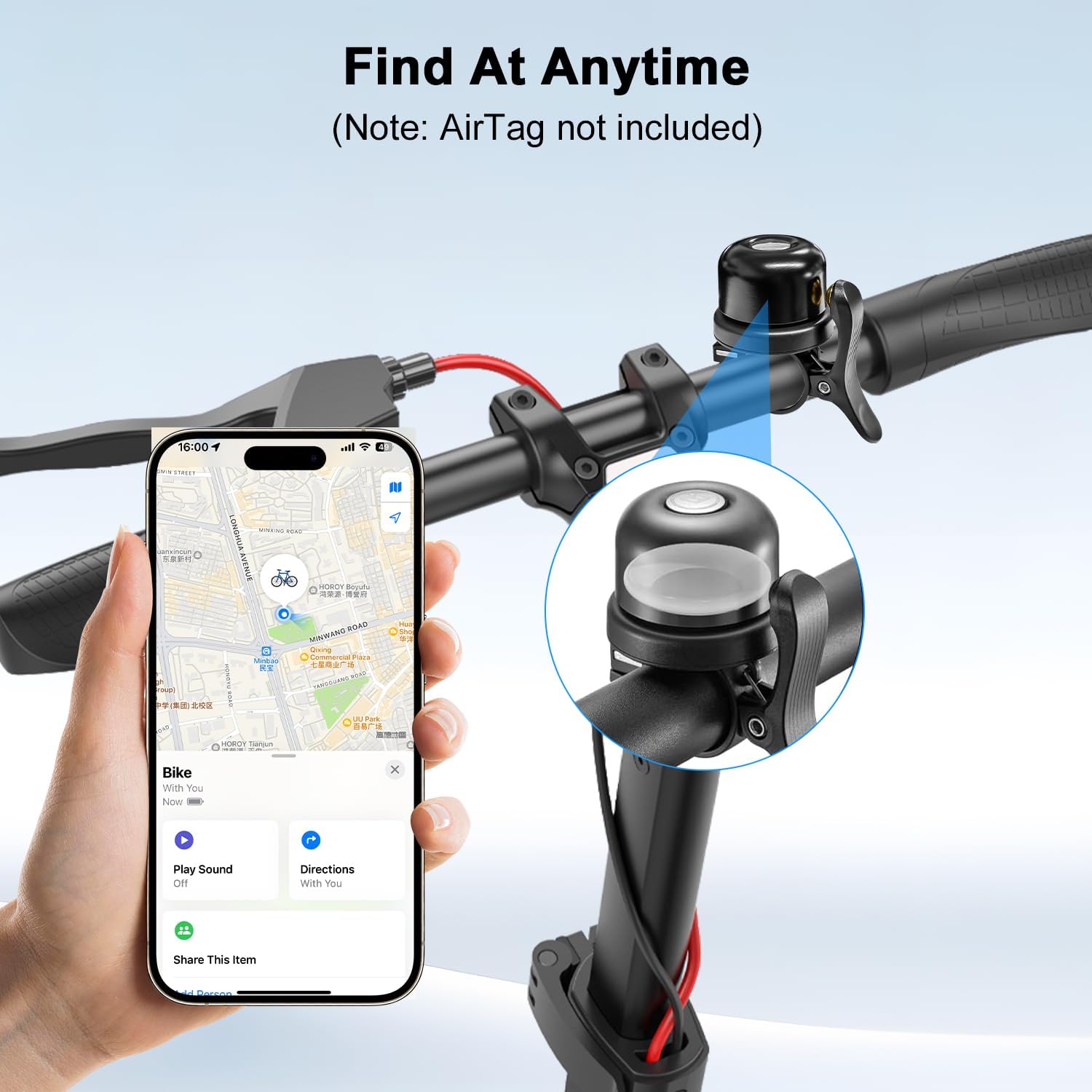 Campanello per bici per Apple  - Bike Bell recensione e prezzo